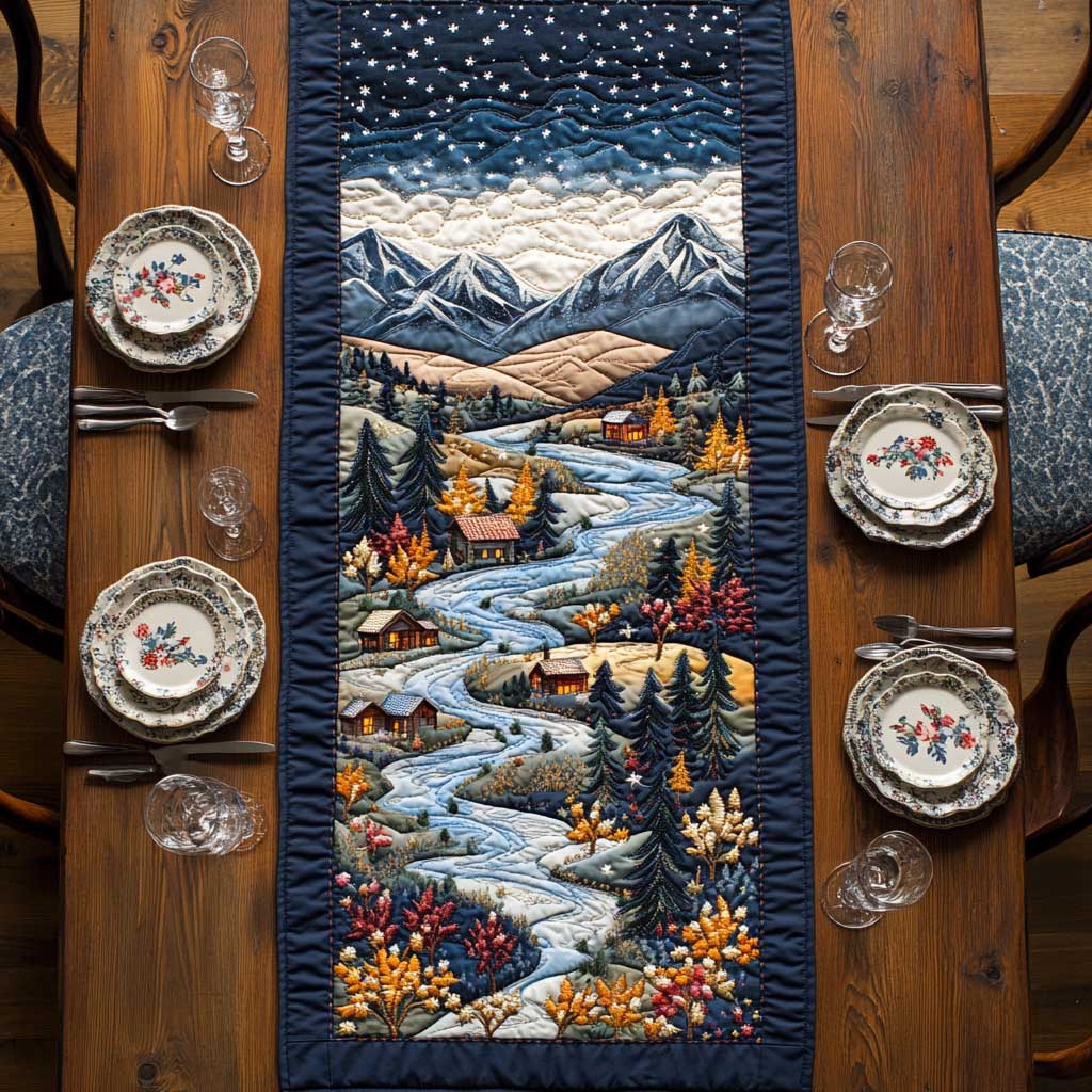 Night Valley CQ2005031CL Quilted Table Runner