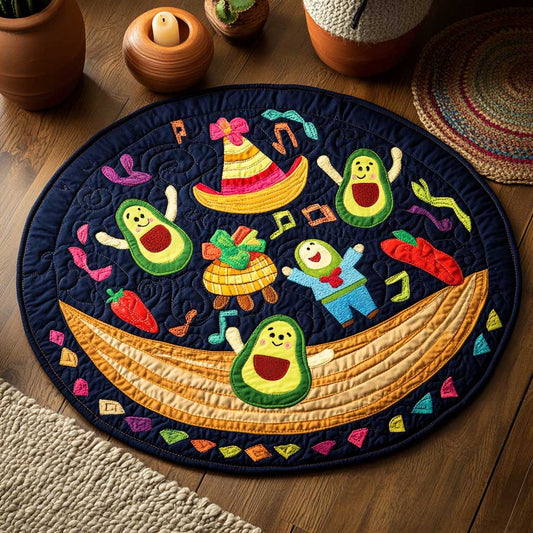 Fiesta Vibes WN2103001CL Quilted Round Mat