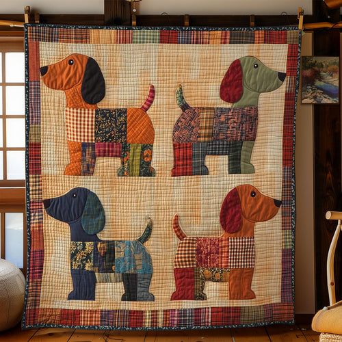 Whimsical Dachshund WN1103032CL Quilt