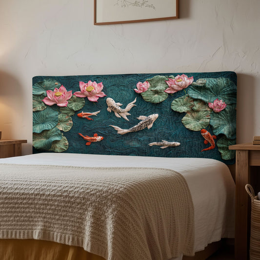 Koi Garden CP1112005CL Quilted Headboard Slipcover