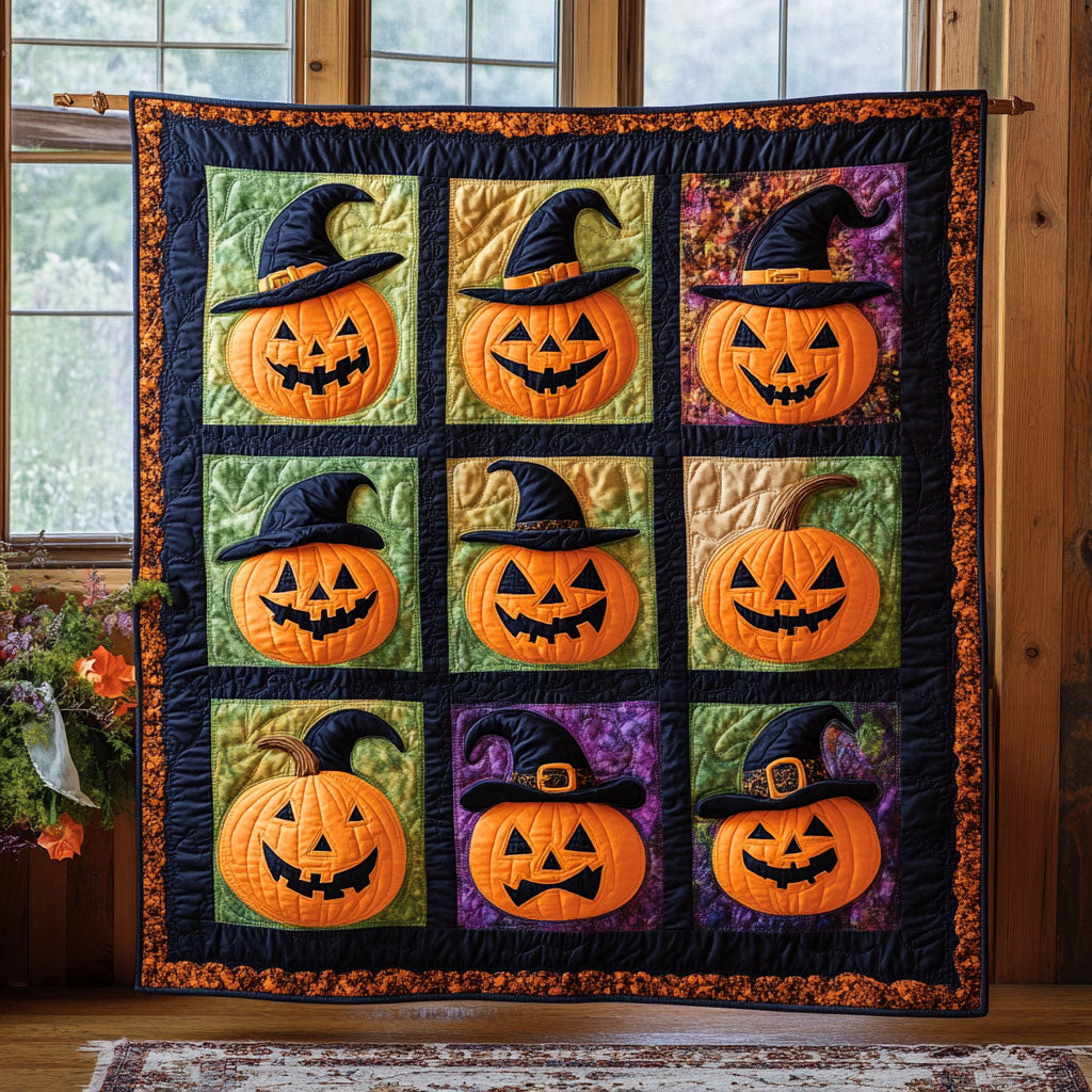 Witchy Pumpkin CW1407049CL Quilt