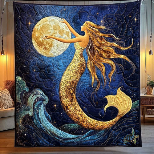 Moon God Mermaid WP0212027CL Quilt