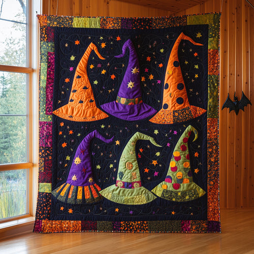 Whimsical Witch Hat CW2608037CL Quilt