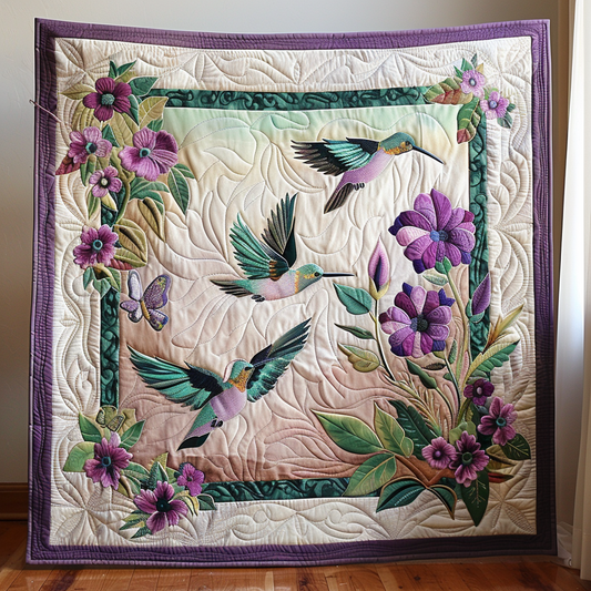 Hummingbirds YR0401002CL Quilt