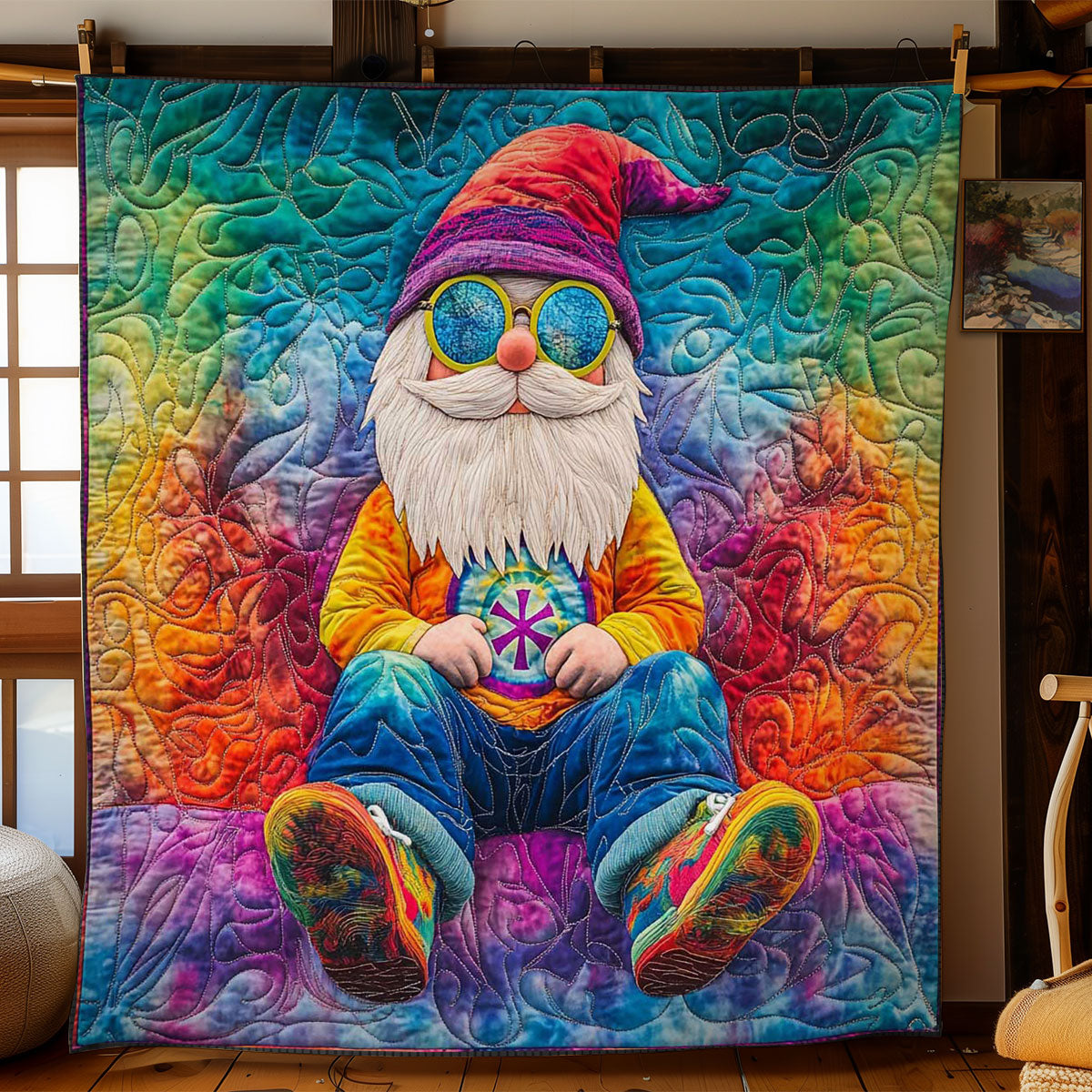 Hippie Gnome Vibes WN0701042CL Quilt