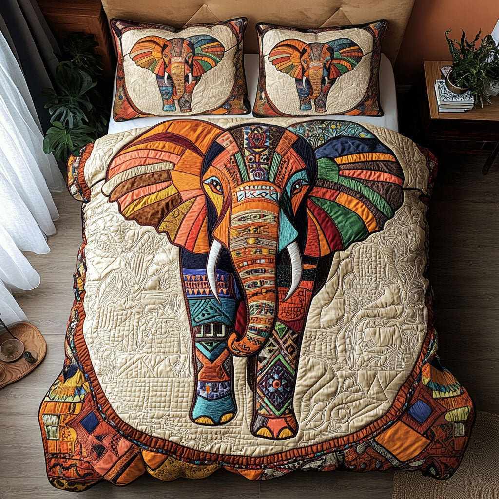 Savanna Elephant Power WN0910057CL Duvet Cover Set