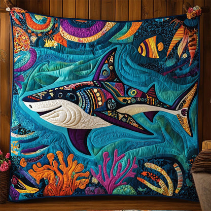 Whimsical Shark WJ1005008CL Quilt