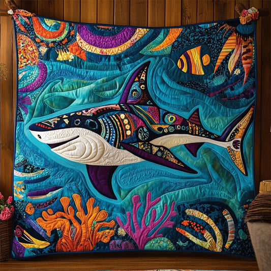 Whimsical Shark WJ1005008CL Quilt