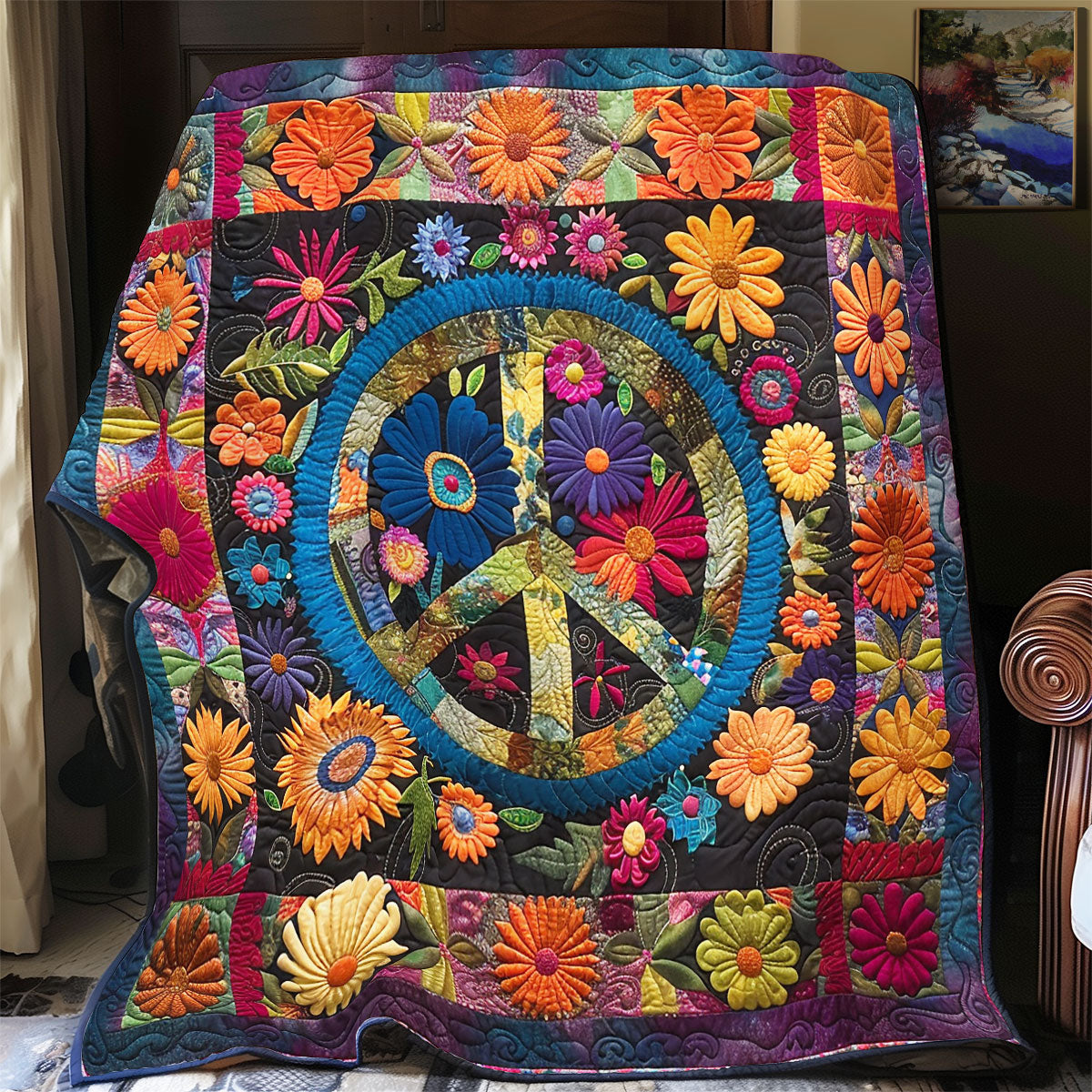 Flower Power YR1601001CL Quilt