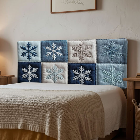 Winter Crystals CP2912050CL Quilted Headboard Slipcover