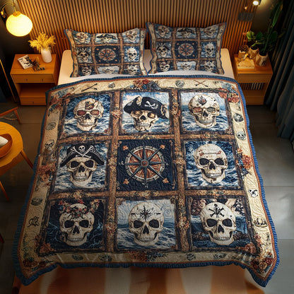 Mariner’s Skull Quilt WN1212066CL Duvet Cover Set