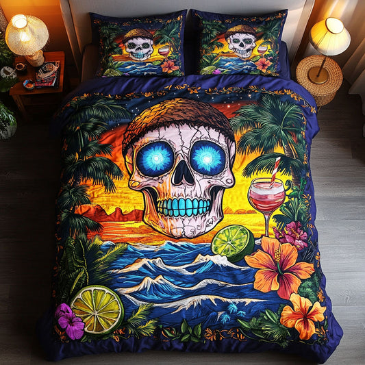 Skull Beach WN2805029CL Duvet Cover Set