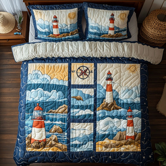 Compass Lighthouse WY1208076CL Duvet Cover Set