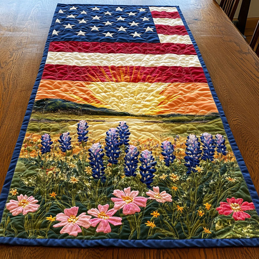 Blooming Spirit CW2605452CL Quilted Table Runner