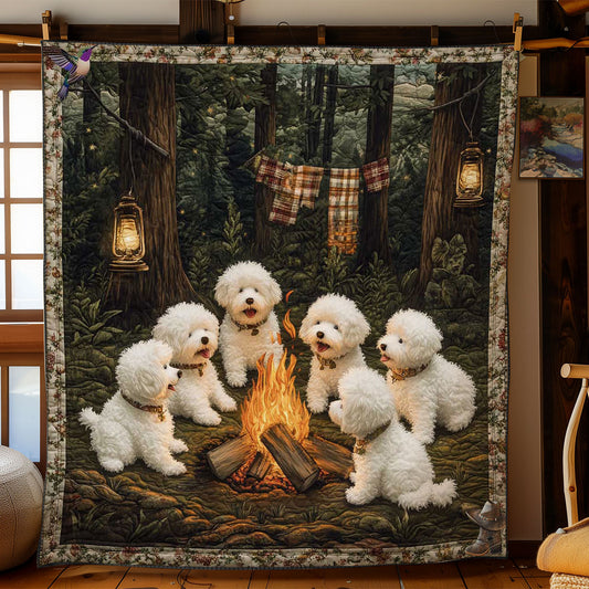 Bichon Campfire Tales WN2811066CL Quilt