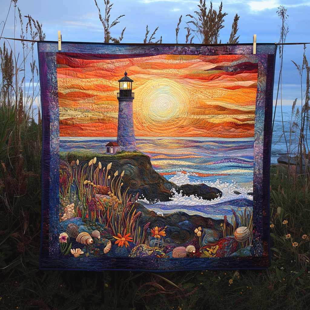 Lighthouse In The Sunset DH2909023CL Quilt
