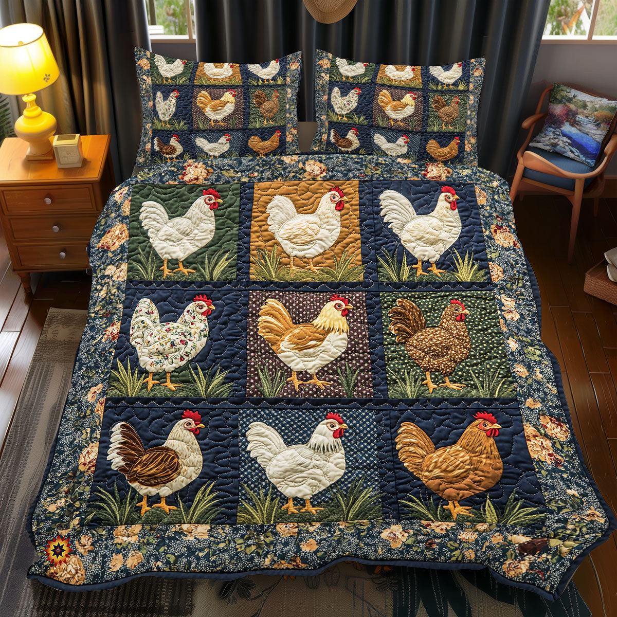 Graceful Chicken WX2612101CL Duvet Cover Set