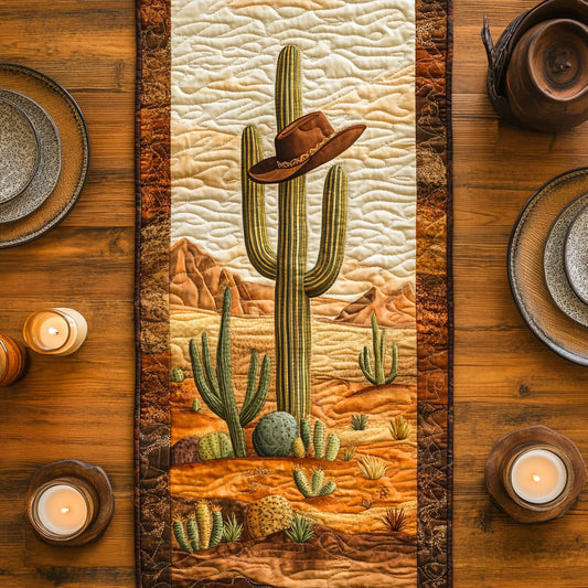 Cowboy Spirit CW3005614CL Quilted Table Runner