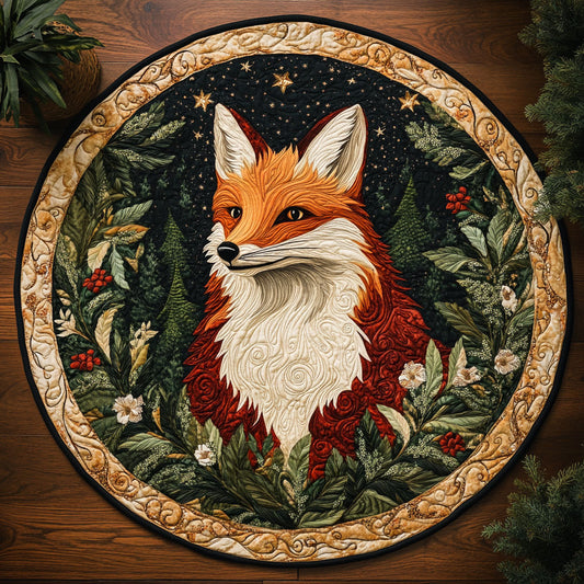 Rusty Whiskers CM2904003CL Quilted Round Mat