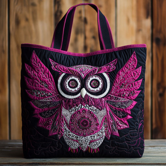 Owl Glow CW2909017CL Quilted Tote Bag