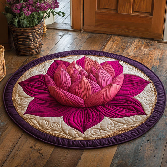 Bloom Of Nirvana CP2807033CL Quilted Round Mat