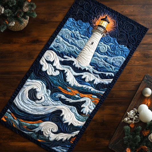 Guiding Light CP2804019CL Quilted Table Runner