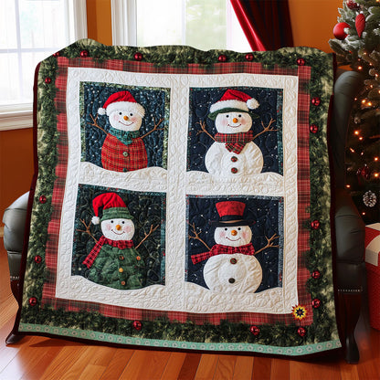 Christmas Snowman WJ1112010CL Quilt