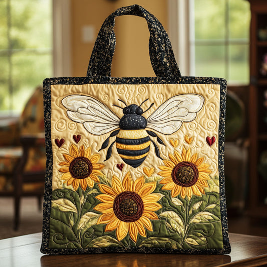Botanical Bee LT2811026CL Quilted Tote Bag