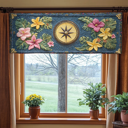 Compass Bloom WN0207017CL Quilted Valance