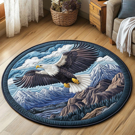 Wings Of Liberty WX0507044CL Quilted Round Mat