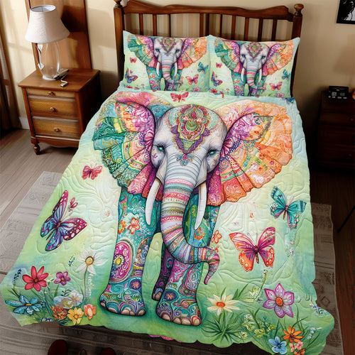 Elephant Butterfly WX1612058CL Duvet Cover Set