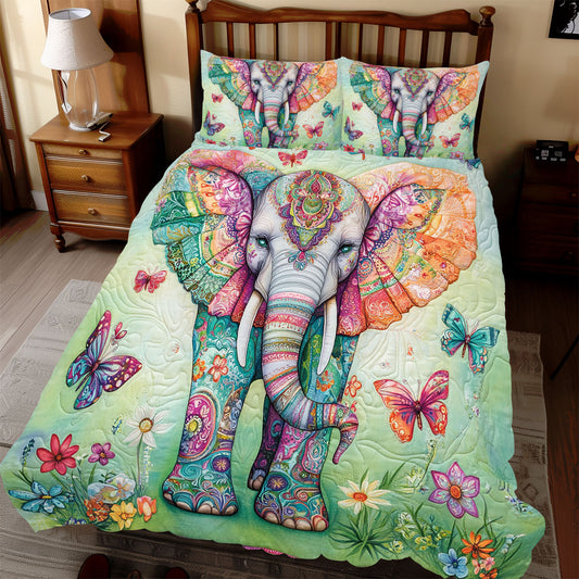 Elephant Butterfly WX1612058CL Duvet Cover Set