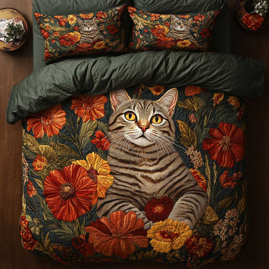 Autumn Garden Cat WN1705004CL Duvet Cover Set