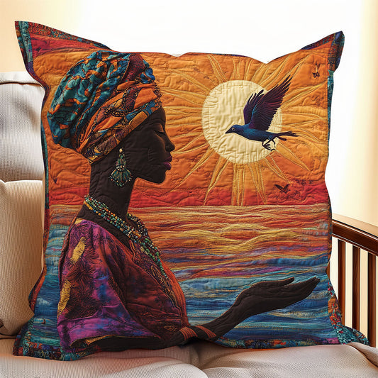 Pretty African Woman WX0406112CL Quilt Pillow Case