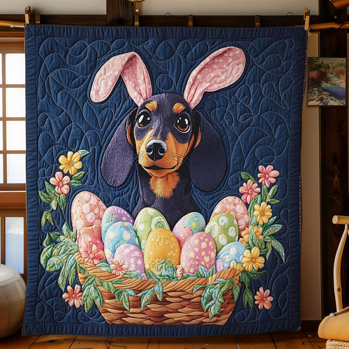 Bunny Eared Dachshund WN1501003CL Quilt