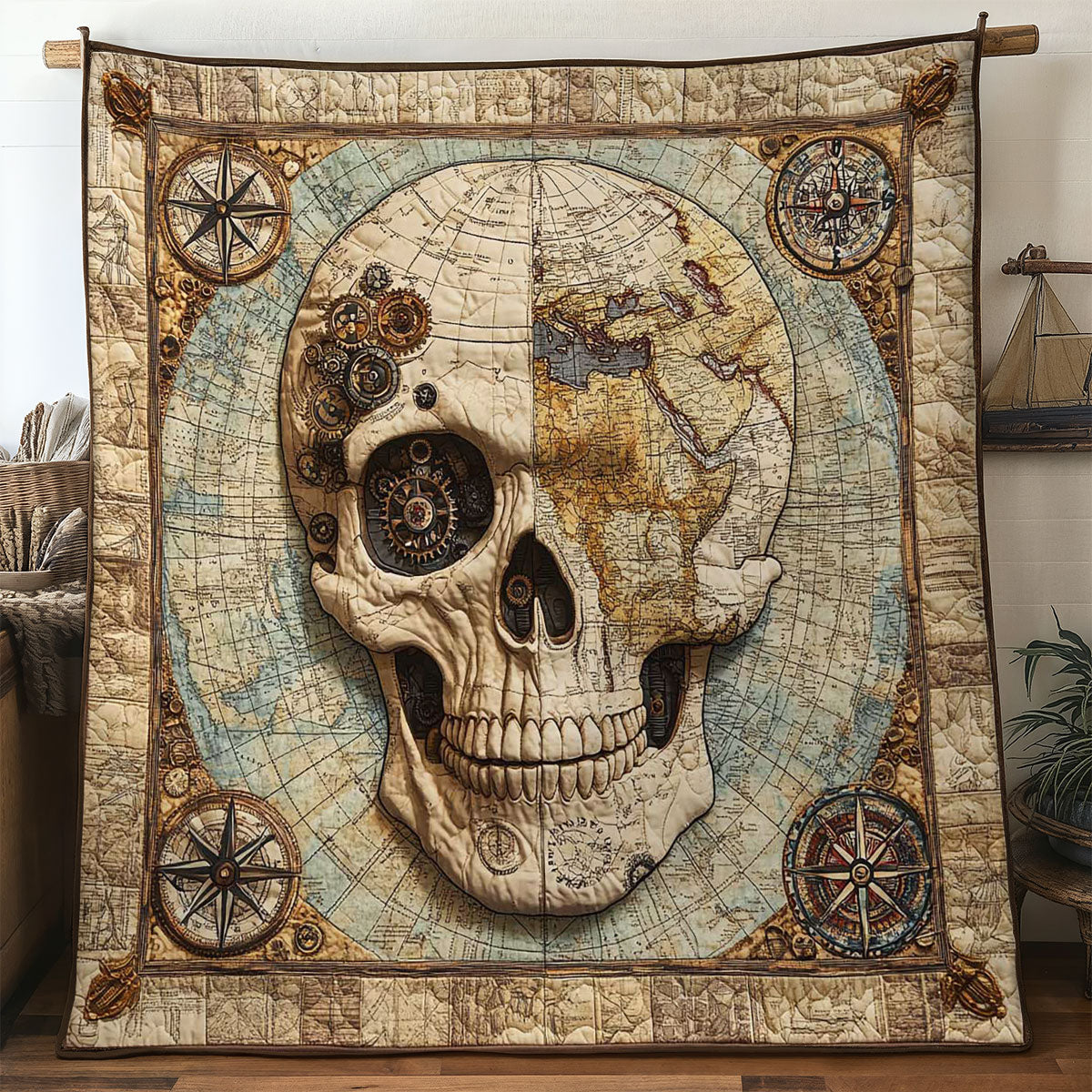 Atlas Skull WN1005002CL Quilt