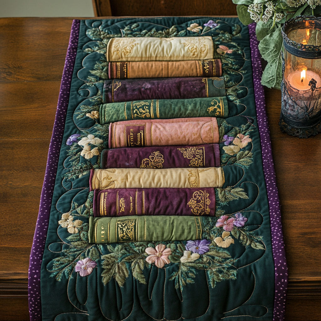 Chapter by Chapter CM2204042CL Quilted Table Runner