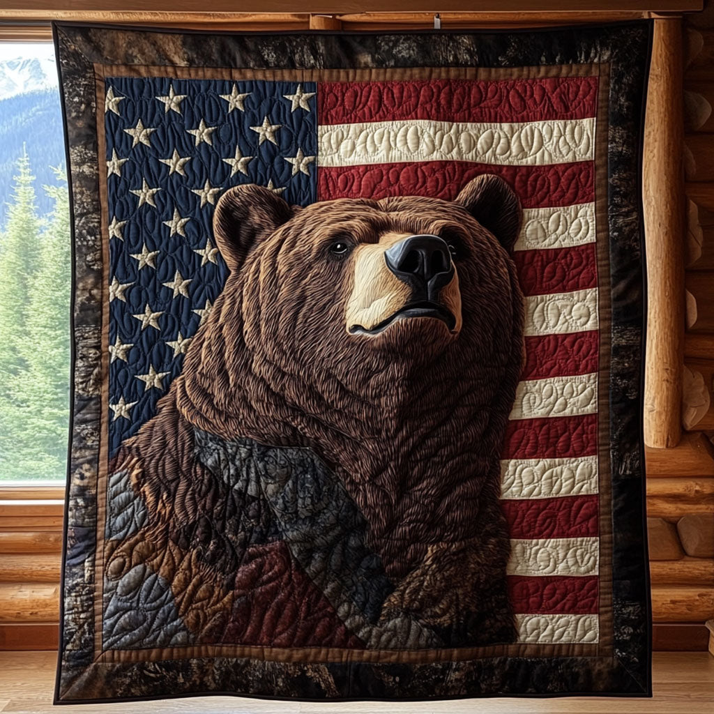 Bear Of Freedom CP2305041CL Quilt