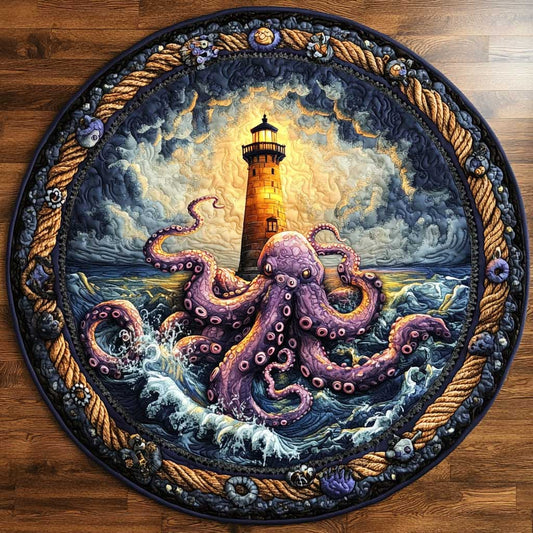 Eternal Lighthouse WN0905010CL Quilted Round Mat
