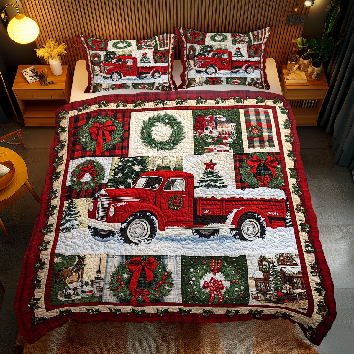 Christmas Car WJ1810026CL Duvet Cover Set