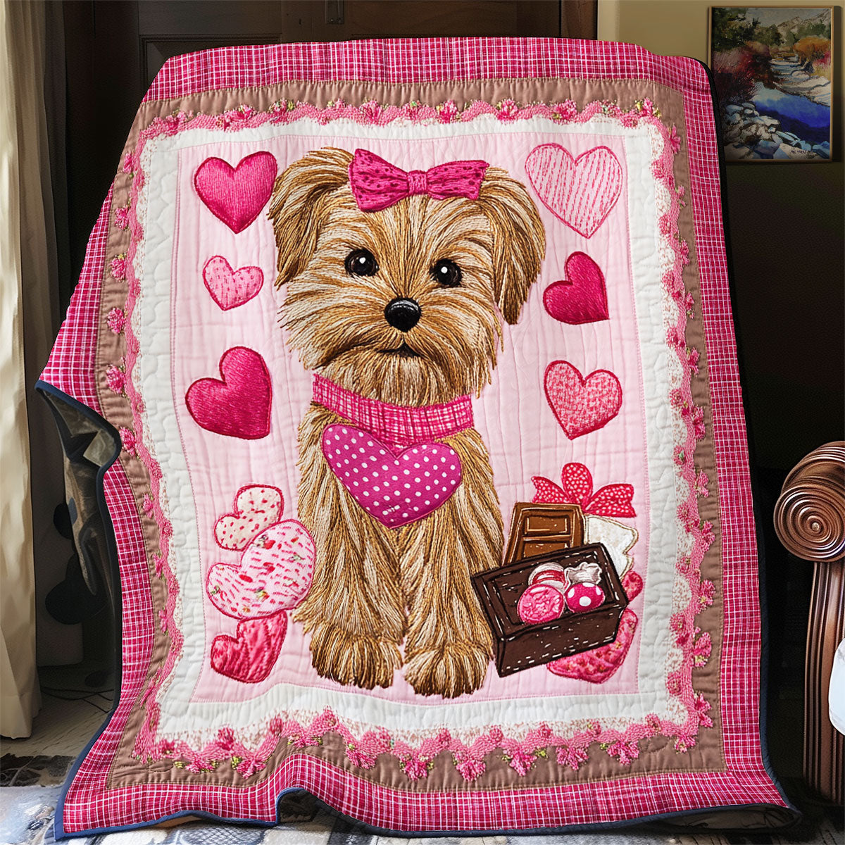 Puppy Love YR1001043CL Quilt