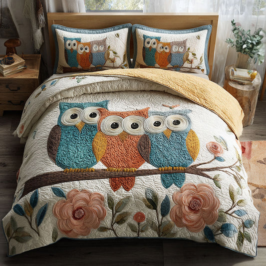 Owl Family Dream CW0210046CL Duvet Cover Set