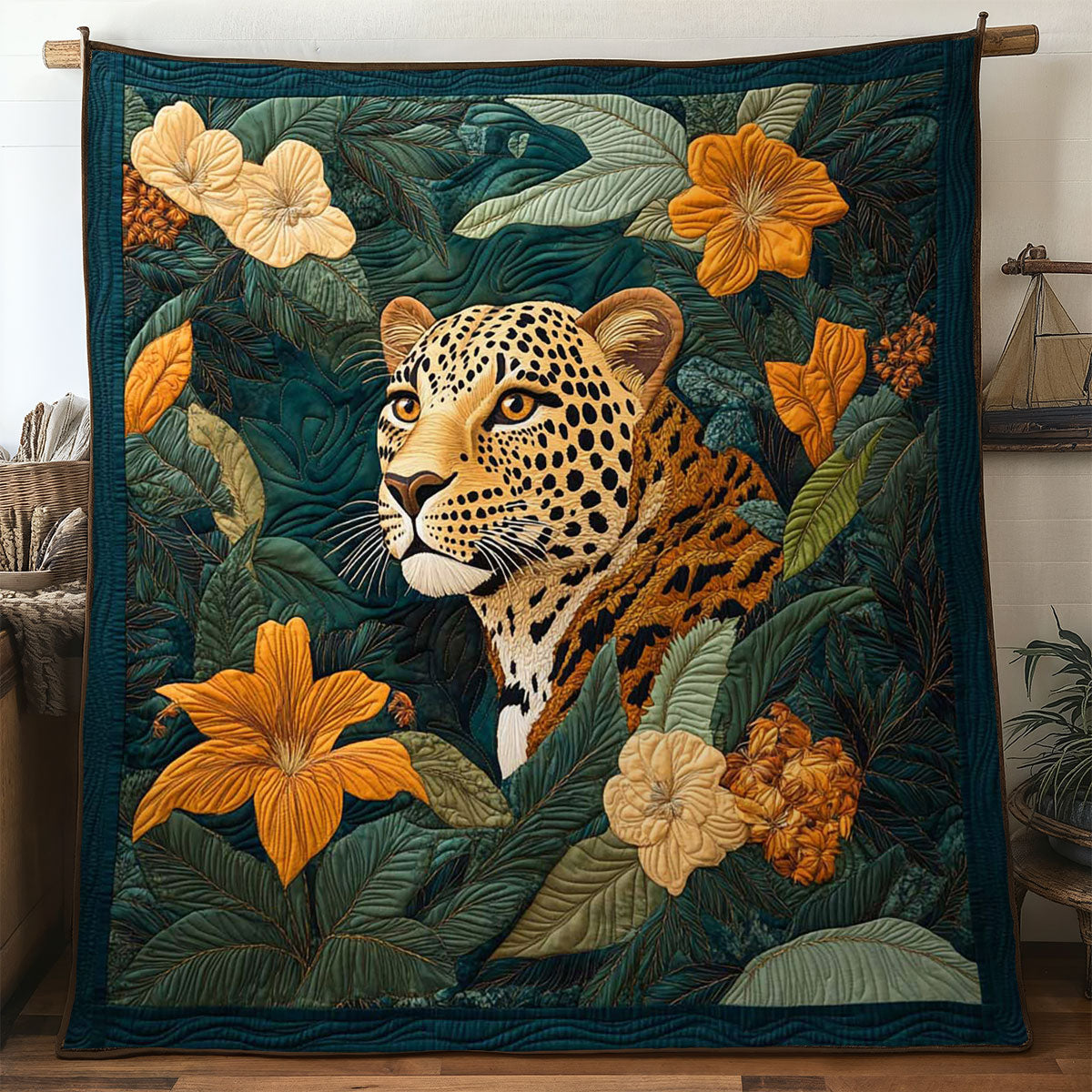 Wildflower Leopard WN1404092CL Quilt