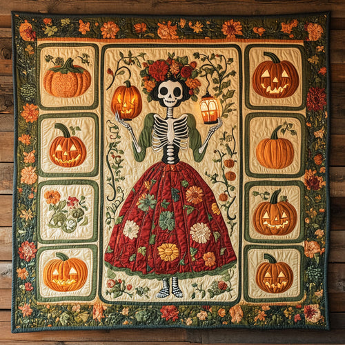 Velvet Skeleton Lady WN1908092CL Quilt