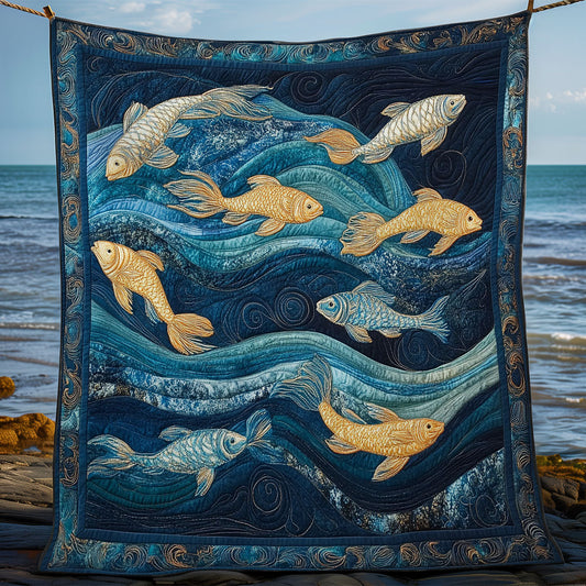 Royal Fish In Ocean WY1902100CL Quilt