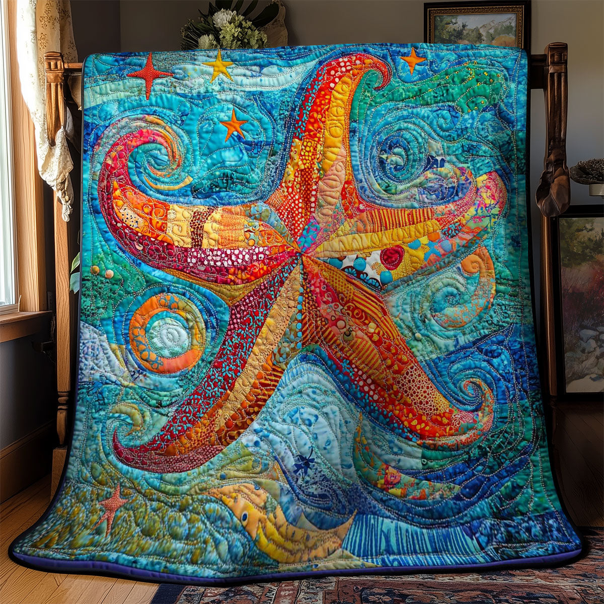 Starfish Magic WN2503131CL Quilt