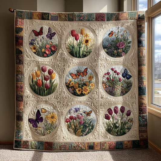 Butterfly Blossom Radiance CW1108061CL Quilt