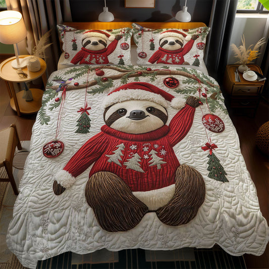 Santa Sloth Cozy WN1612058CL Duvet Cover Set