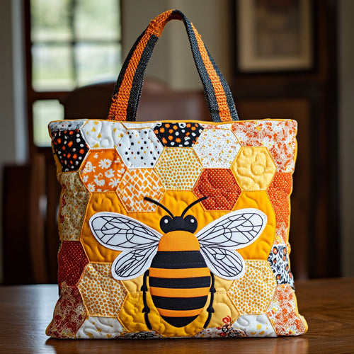 Honey Bee Grace CW1711024CL Quilted Tote Bag