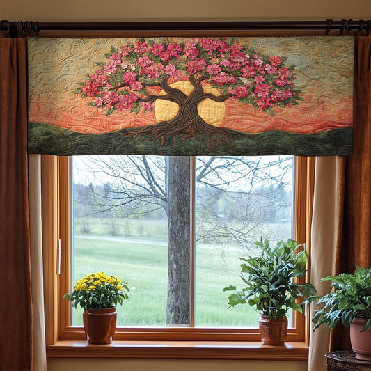 Flower Tree WX1705012CL Quilted Valance
